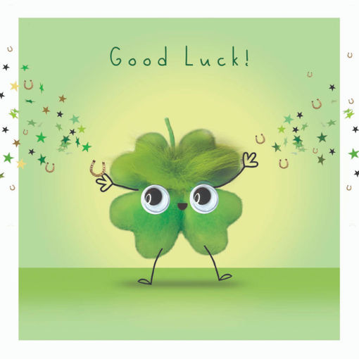 Picture of GOOD LUCK CARD WITH CLOVER